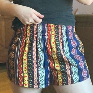 Women’s Colorful Patterned Shorts
